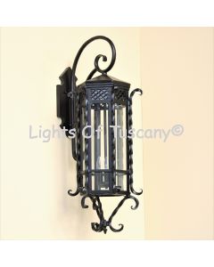 Spanish Colonial Light,Outdoor Wall Lantern, Colonial Lighting, Spanish Style Lighting, Dark Sky Lighting,  Spanish Style Lighting, 