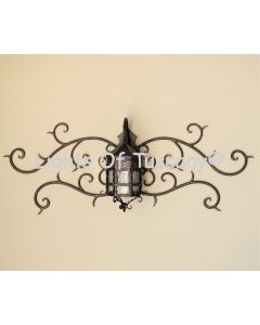 Mustache wall light, Mustache lantern light, Spanish style wall light