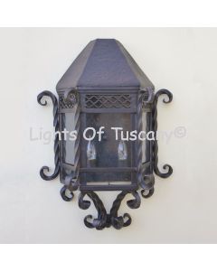 7021-2 Spanish Extra Large Outdoor Pocket Wall Light