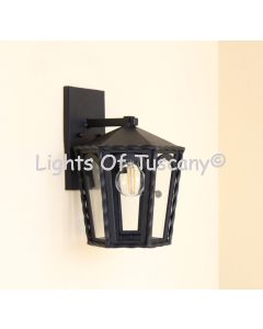 7037-4SM Contemporary Outdoor Iron Wall Light