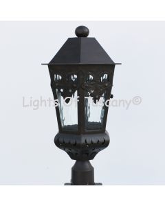 Outdoor Post Lighting-Hand Forged-Wrought Iron