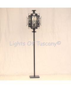 7084-1P Spanish Style Outdoor Pole Light