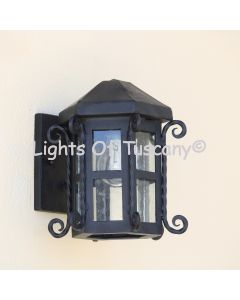 7097-1 Spanish Colonial Traditional Outdoor Iron Wall Light