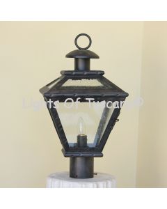 Tuscan Mediterranean outdoor column post light