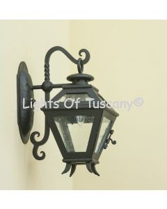 Tuscan Mediterranean Style Wrought Iron Outdoor Wall Lighting/ Fixture  Lantern