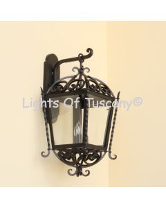 7133-3 Wrought Iron Outdoor Wall Light