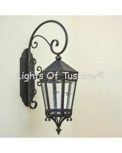 Spanish Style Wrought Iron Outdoor Wall Light