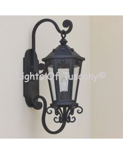 7172-1 Spanish Revival Iron Outdoor Wall Light