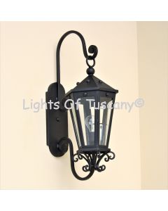 7173-1 Contemporary Spanish Style Outdoor Wall Lantern