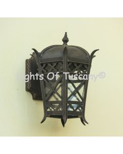 Tuscan Wrought Iron Lantern for indoor/outdoor 7183-1