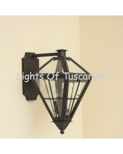 7191-3 Transitional Style Wrought Iron Wall Lantern
