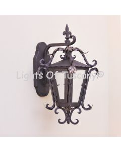 Mediterranean Wrought Iron Outdoor Light 7232-1
