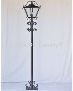7250-4PL Tuscan Mediterranean Style Street Pole Light