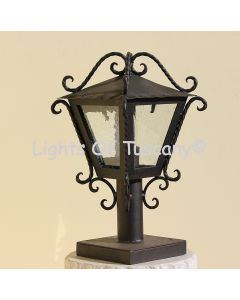 7254-1 Spanish Revival Villa Style Outdoor Post Light