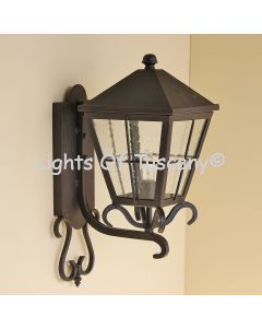 Spanish Revival Outdoor Wall Lantern 