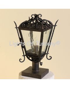 7266-1 Spanish Revival Tuscany Style Outdoor Post Light
