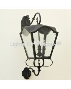 Spanish/Mediterranean Style Wrought Iron Outdoor Light