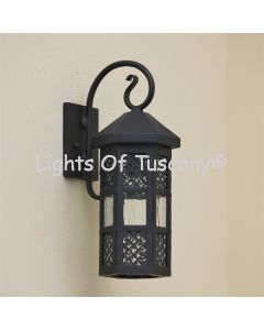 7288-1 Spanish Quatrefoil Wall Lantern 