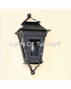 7294-1 Contemporary Spanish Style Outdoor Pocket Wall Light