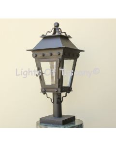 7295-1 Contemporary-Spanish Wrought Iron Post