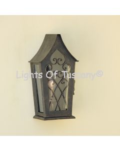 Spanish cottage style outdoor wall light