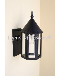 7327-1 Rustic Mediterranean Iron Outdoor Wall Lantern