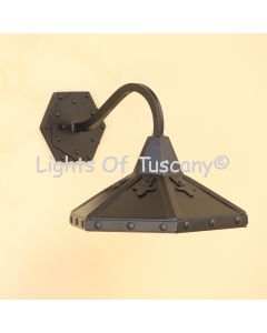 7329-1 Wrought Iron Outdoor Wall Light