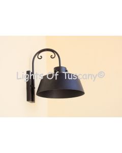7346-1 Rustic Outdoor Iron Wall Light