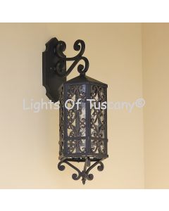 7371-1 Spanish Revival Villa Style Outdoor Wall Lantern