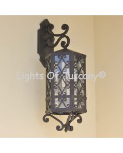 7372-3 Spanish Revival Villa Style Outdoor Wall Lantern