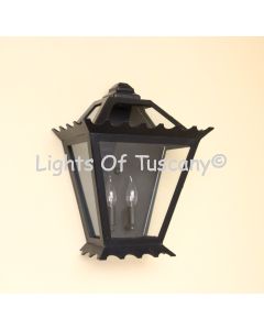 7458-2 Contemporary Iron Outdoor Pocket Wall Light