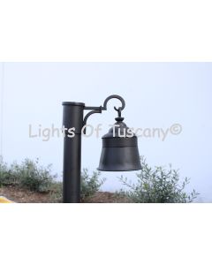 7548-1P Contemporary Iron Outdoor Post Light