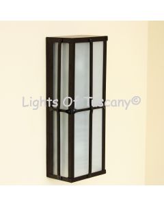 7624-4 Spanish Contemporary Style Outdoor Pocket Wall Light