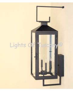 7650-4 Modern Contemporary Extra Large Wrought Iron Exterior Light