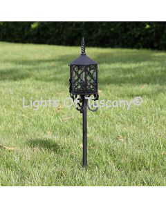 7654-1 Spanish Revival Outdoor Lantern Landscape Light