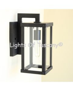 Modern Box Exterior Style Light, Exterior Light, Clean Line Iron Light, Rectangular Light FIxture, Heavy duty iron light, customizable lighting, commercial grade lighting