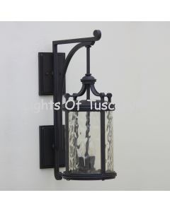 Contemporary- Spanish Wrought Iron Outdoor Light/ Fixture