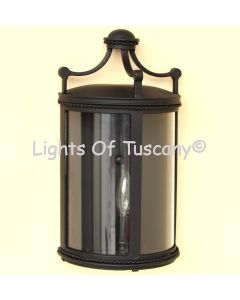 7712-1 Transitional Spanish Style Wrought Iron Pocket Outdoor Light