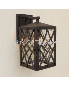 Contemporary-Spanish Wrought Iron Wall Light