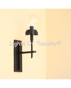 7941-1 Transitional Style Globe Iron Outdoor Light