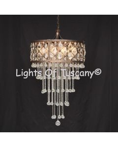 8011-12 Contemporary Crystal Chandelier