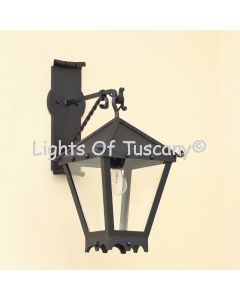 8125-1 Tuscan Style Wrought Iron Outdoor Wall Light