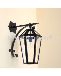 8127-1 Contemporary Outdoor Iron Wall Light