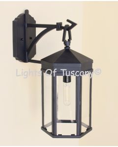 8138-1 Contemporary Outdoor Iron Wall Lantern