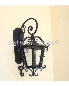 8229-1 Mediterranean Outdoor Iron Wall Light