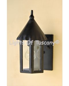 7326-1 Rustic Cottage Style Outdoor Iron Wall Light