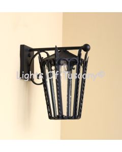 8305-1 Spanish Outdoor Iron Wall Light