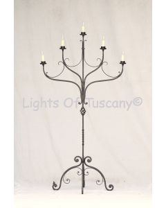 8510-5 Spanish Mediterranean Style Iron Floor Lamp