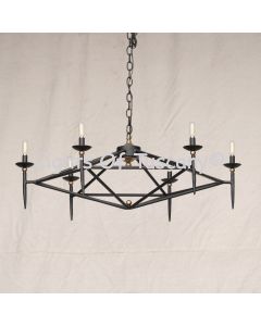9001-6 Contemporary Modern Style Iron Chandelier