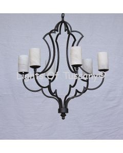 9255-6  Contemporary Style iron Chandelier